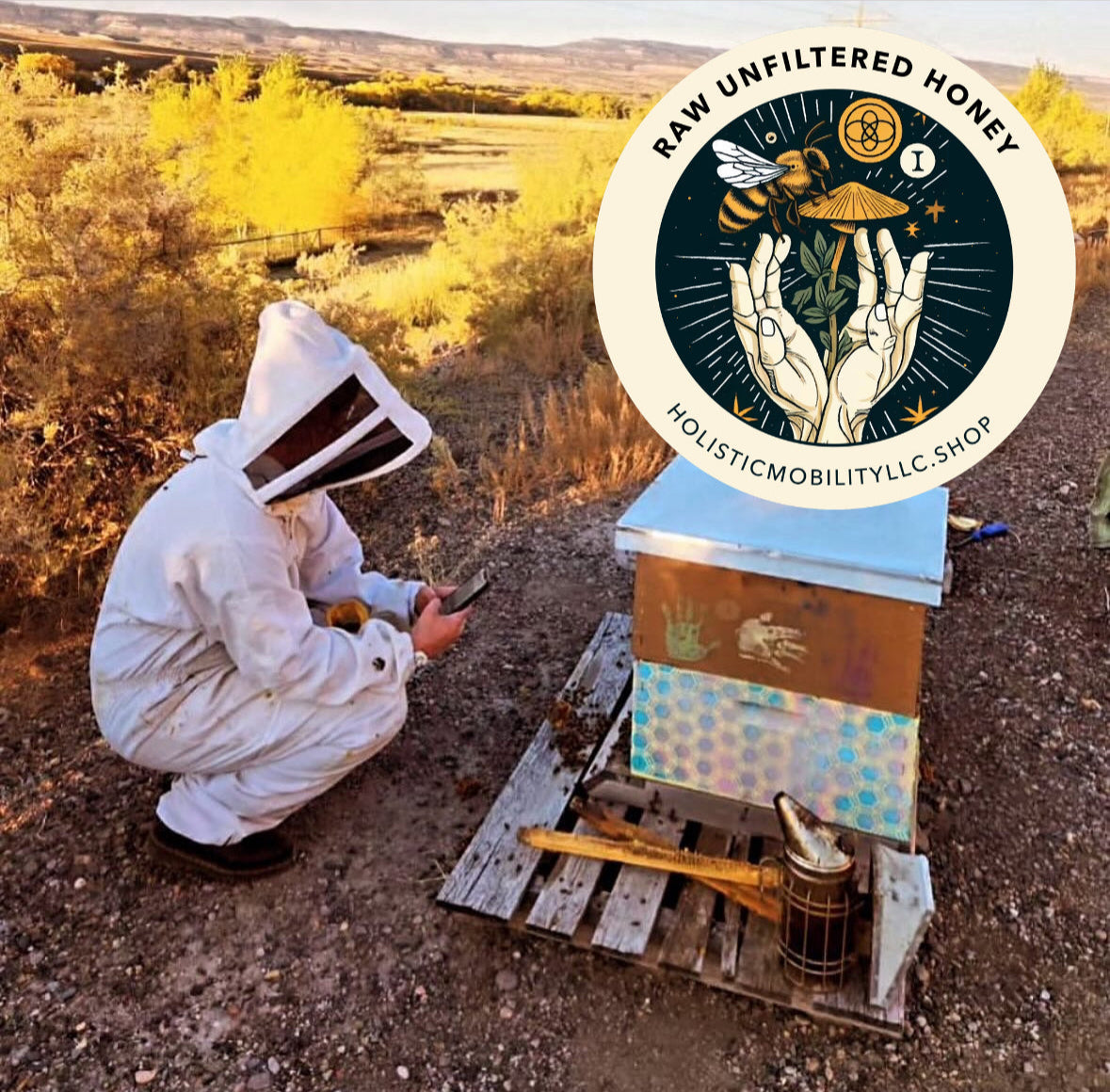 Raw organic western slope Colorado honey